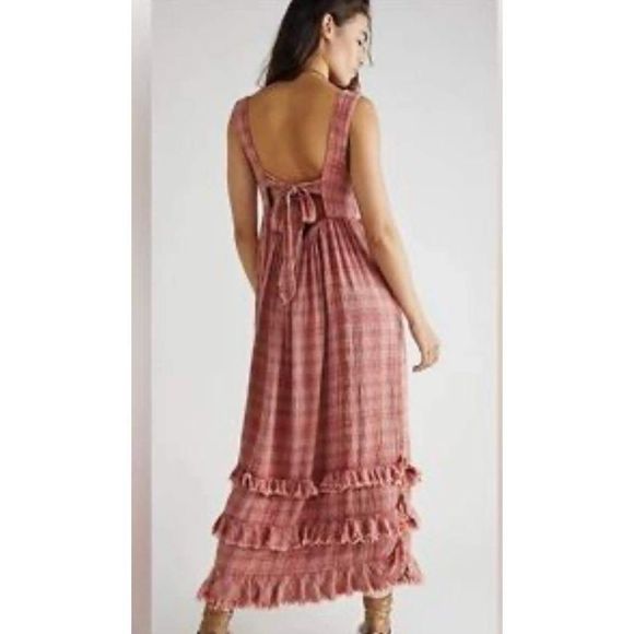 Free People Lily Anne Maxi Dress Size S - Picture 3 of 8